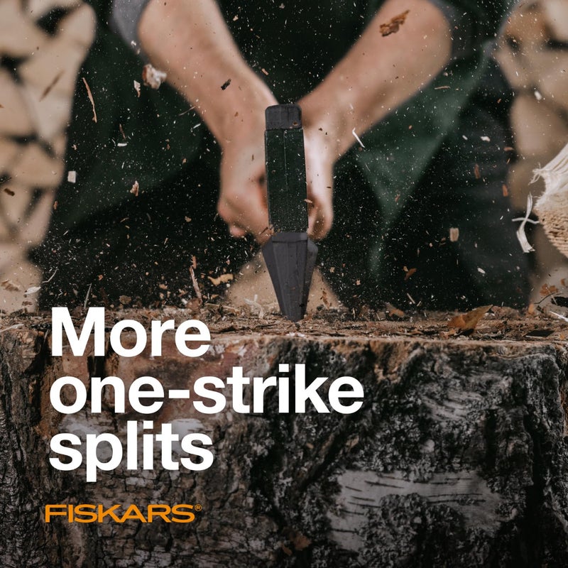 Fiskars 36" Super Splitting Axe, Wood Splitter for Medium to Large Size Logs, with Shock-Absorbing FiberComp Handle, Lawn and Garden Tool, 6 pounds, Black - Image 4