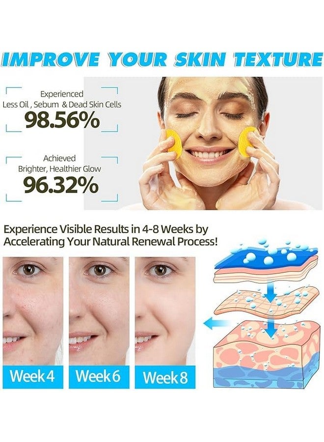 AZLVERA Kojic Acid & Turmeric Cleansing Pads, 60 Pads, Dual-Sided Texture, Suitable for All Skin Types - Image 5