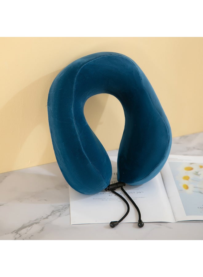 Source Memory Foam U-shaped Pillow Neck Pillow Car Travel Office Nap Pillow Can Set Color Logo