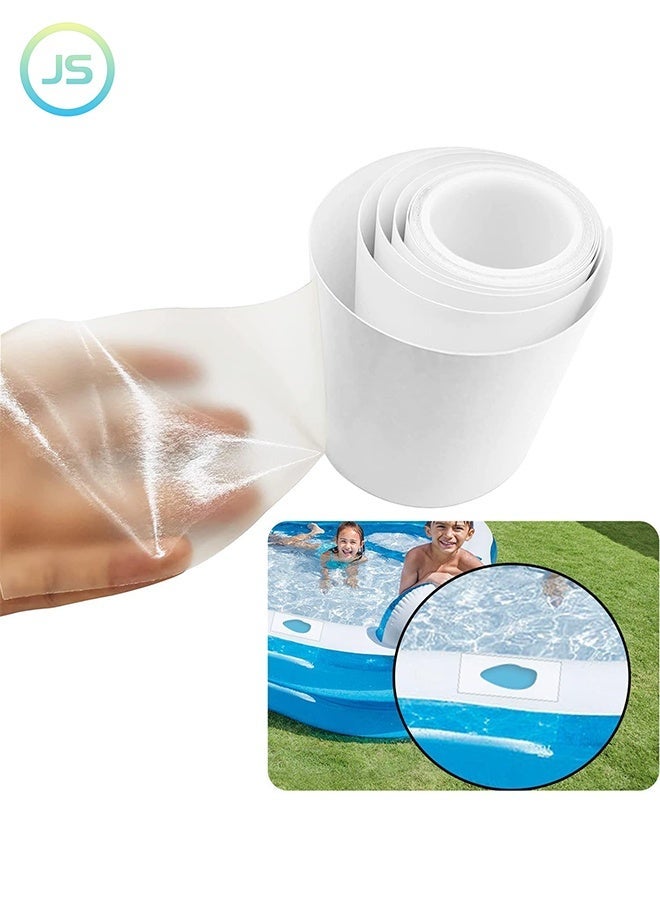 JS Garden TPU Pool Patch Repair Kit, Self-Adhesive Inflatable Repair Tape, Inflatable Patch Repair Kit Waterproof, Repair Supply for Swimming Ring Inflatable Tent Canvas Canopy Tubes Air Bed (15cm x 1m) - Image 1