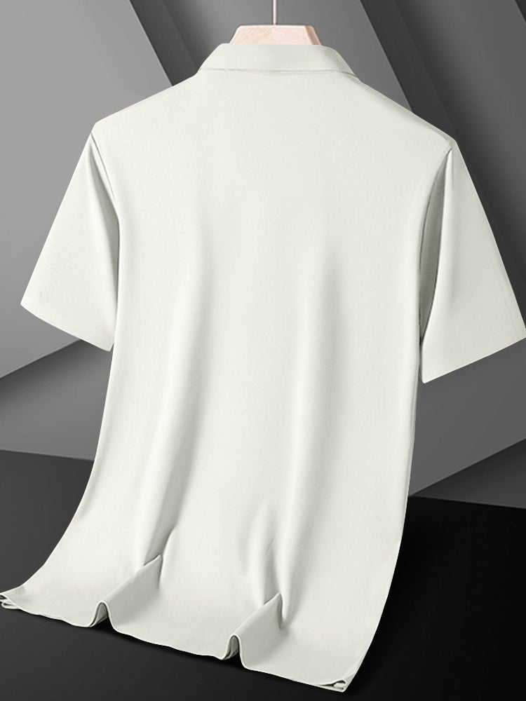 Men's Quick Dry T Shirt Breathable Athletic Workout Shirt Sport Short Sleeve Top - Image 2