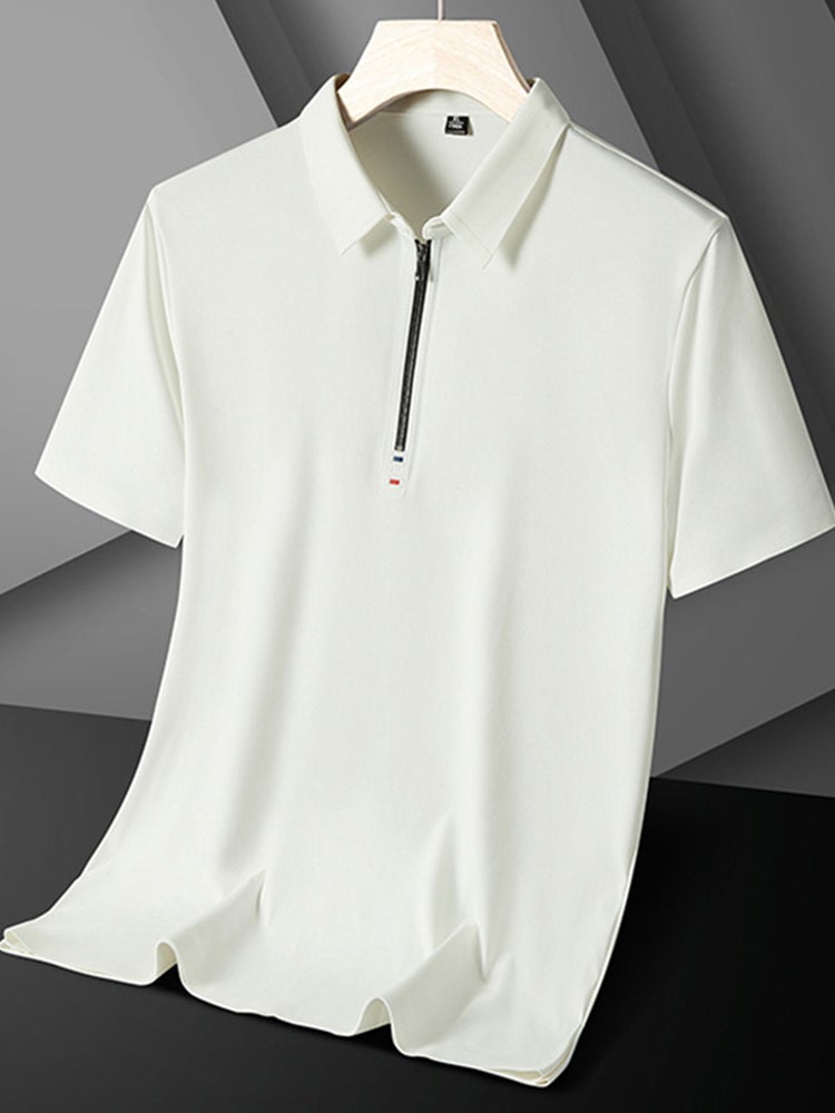 Men's Quick Dry T Shirt Breathable Athletic Workout Shirt Sport Short Sleeve Top - Image 1