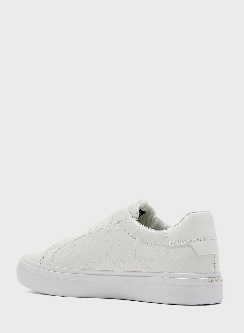 CALVIN KLEIN Vulcanised Monogram Lace Up Sneakers