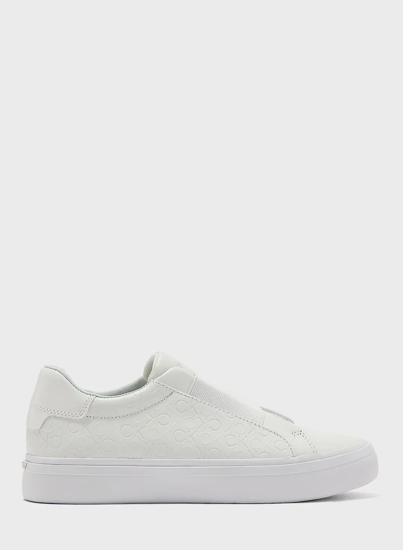 CALVIN KLEIN Vulcanised Monogram Lace Up Sneakers