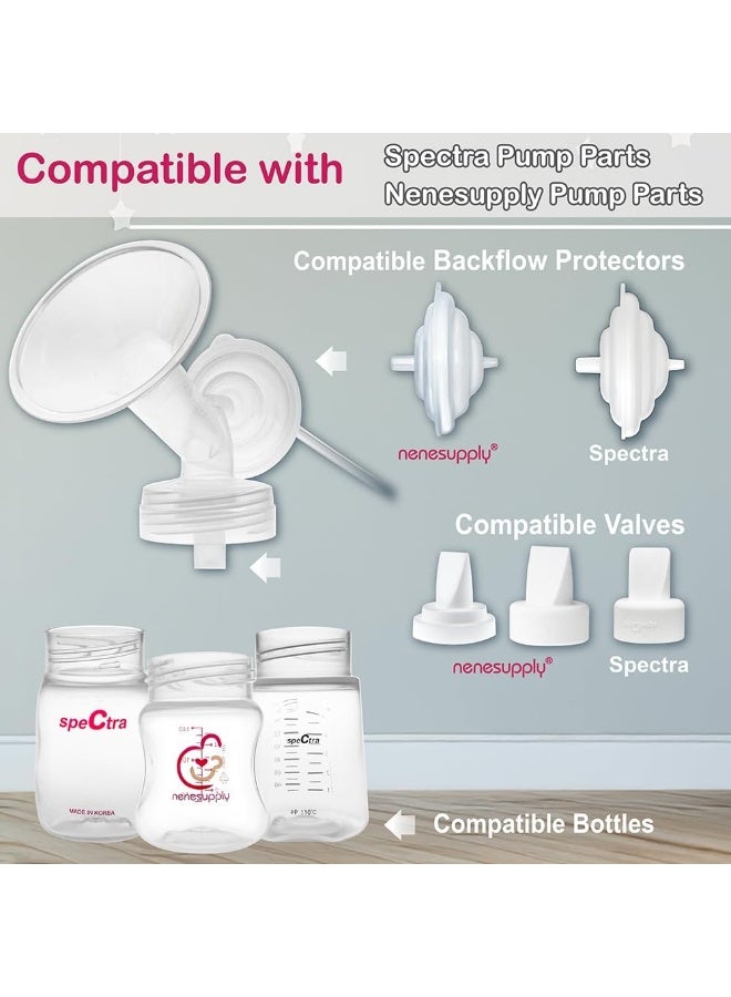 Nenesupply 30mm 2 pc Flanges Compatible with Spectra S2 S1 9 Plus Synergy Gold Breastpump Replacement to Spectra Pump Parts Flange Accessories Wide Mouth Work with Valve Backflow Protector Bottle - Image 3