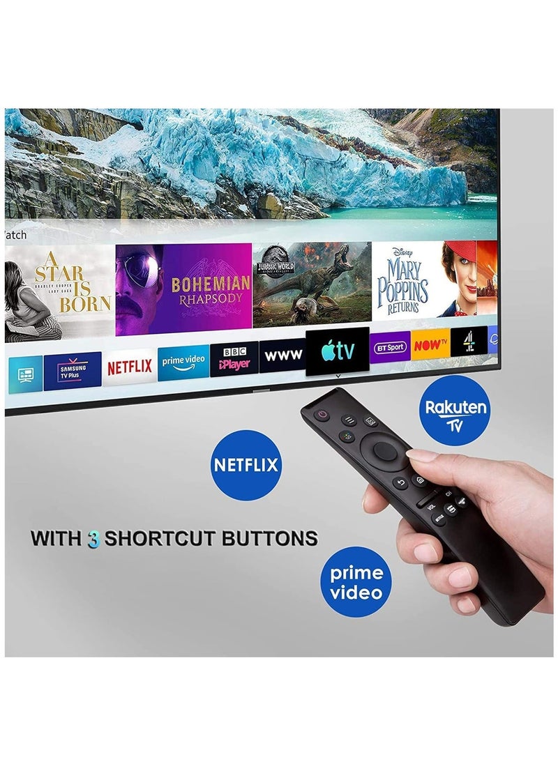 Generic Universal Samsung Tv Remote All Samsung Tv Led Qled Suhd Uhd Hdr Lcd Frame Curved Solar Hdtv 3D 4K 8K Smart Tvs With Buttons For Netflix, Prime Video, Rakuten Tv  - Image 4