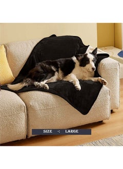 AMICA AMICA Dog Blankets for Dogs - Cat Blanket Washable for Sherpa Fleece Blanket, Soft Plush Reversible - Brown (Large)  - Image 2