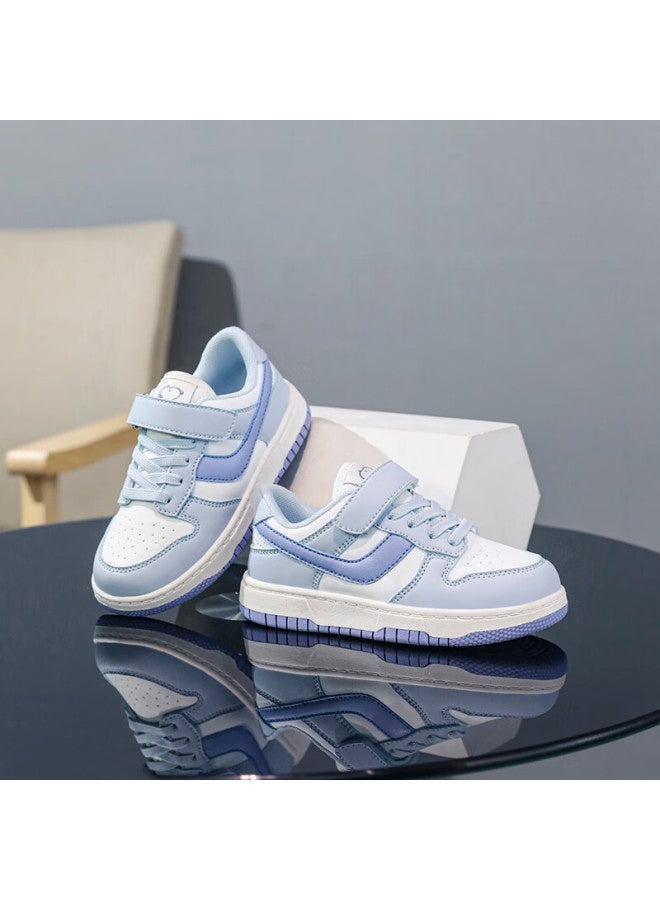 Snoopysnoopy Kids' Sports Shoes Boys Girls Students Casual Low-top Fashion All-match Sneakers 0301 January Blue Size 32 - Image 2