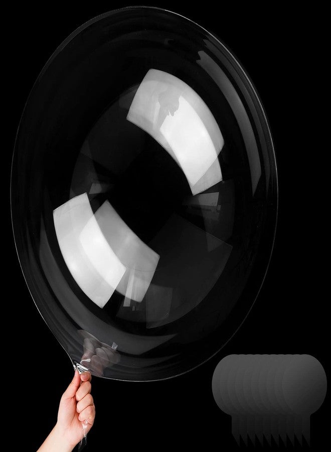 Vinsot 20 Pieces Large Clear Balloons 36 Inch Transparent Bobo Party Balloons Big Bubble for Stuffing Wedding Birthday Party Baby Shower Decoration - Image 1