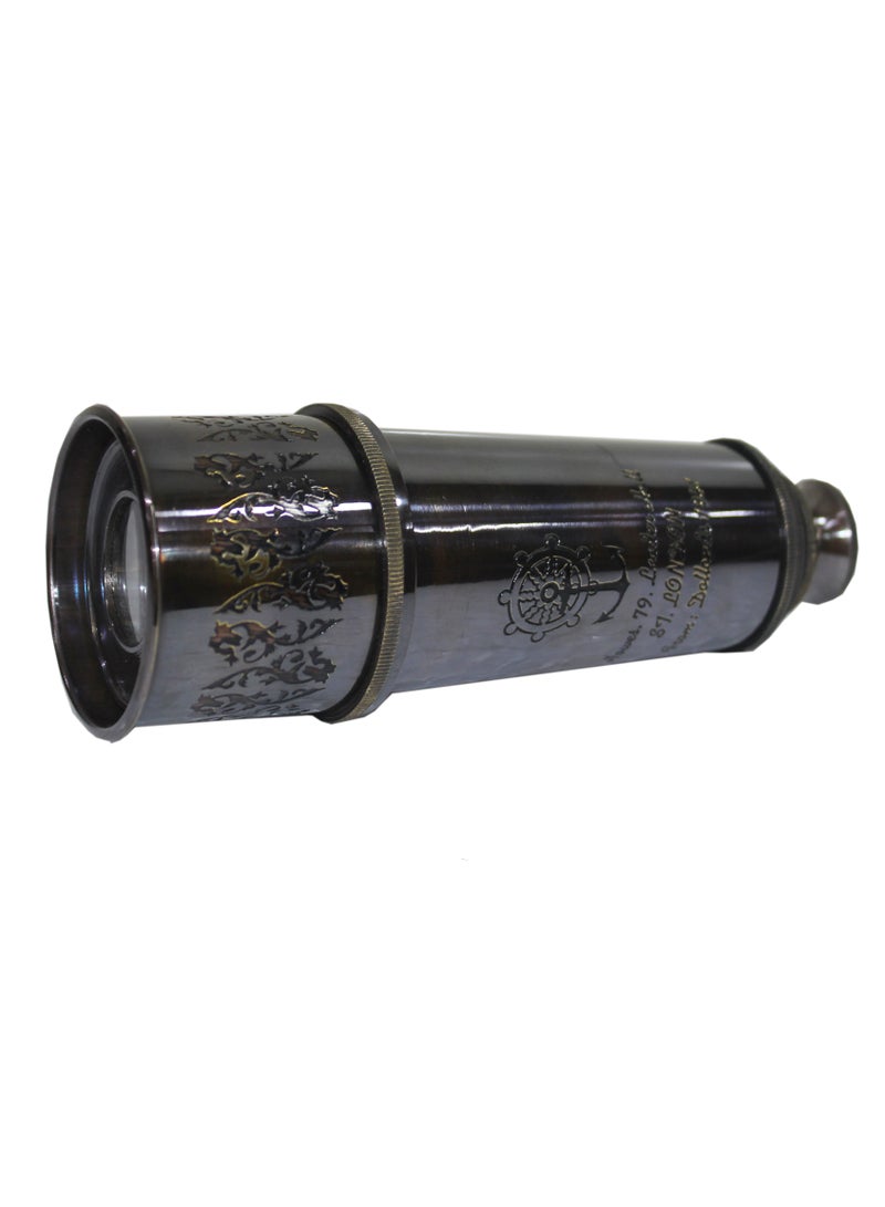 Latas Brass Monocular Decorative Telescope | Working Antique Spyglass Telescope Gift 17 Inch-01  - Image 1