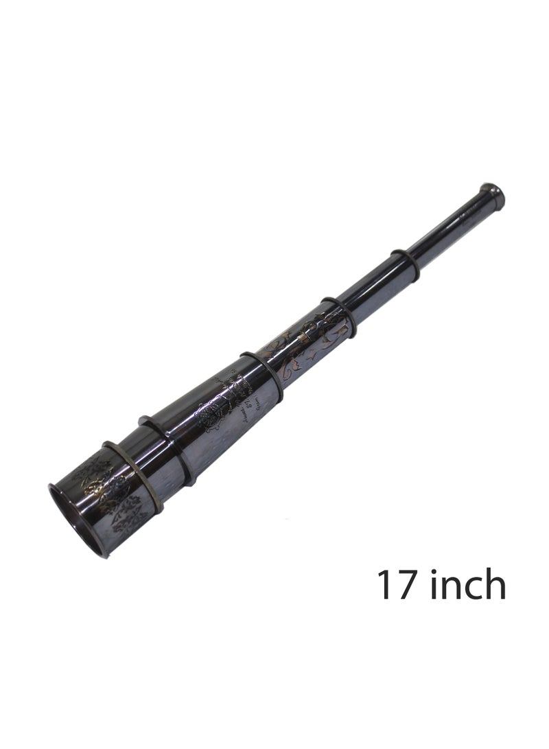 Latas Brass Monocular Decorative Telescope | Working Antique Spyglass Telescope Gift 17 Inch-01  - Image 3