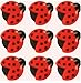 Oasis Supply Edible Sugar Ladybug Toppers 24 Piece Set Red Black HandPainted Decorations for Cakes Cupcakes Cookies Baby Showers Birthday Parties Spring Themes - Image 3