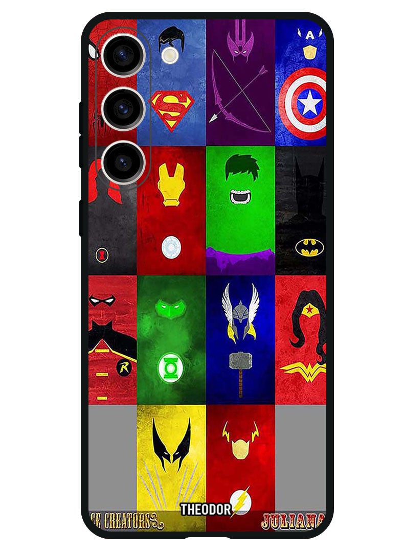 Theodor Protective Case Anti Scratch Shock Proof Bumper Cover For Samsung Galaxy S23 FE Faces - Image 1