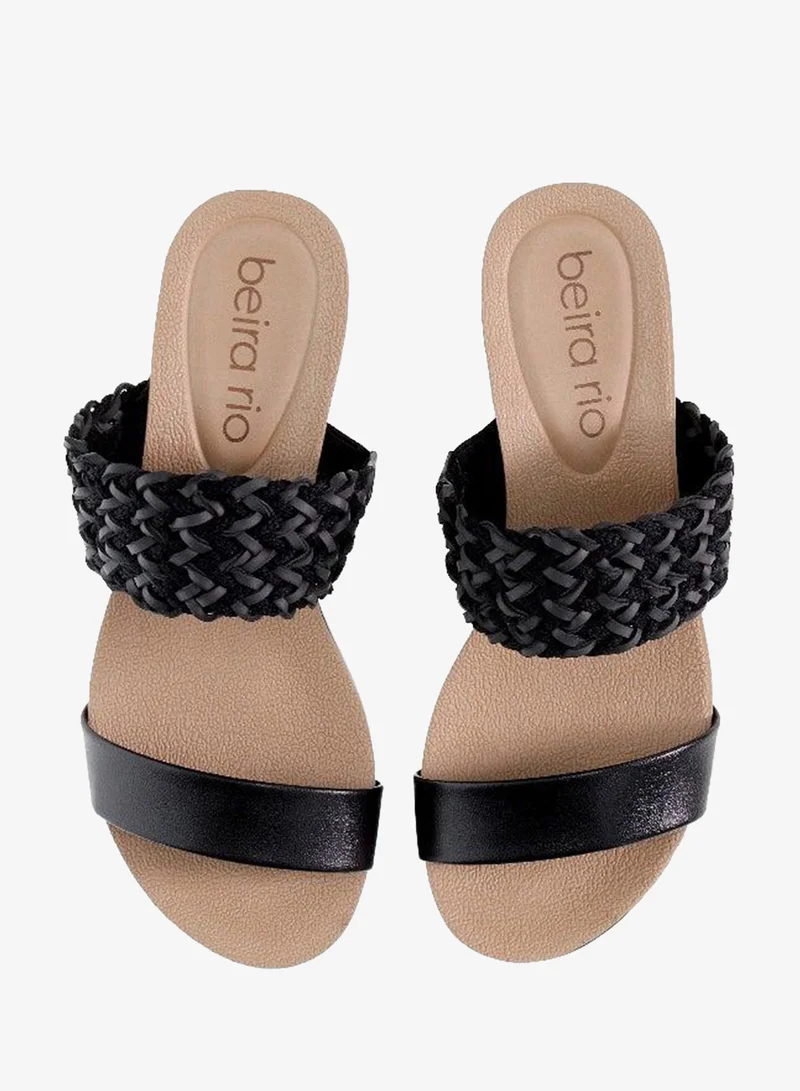 Beira Rio Black Wedge Sandals for Women – Stylish Wedge Heel Sandals for Girls & Daily Wear for Women | Best Price UAE