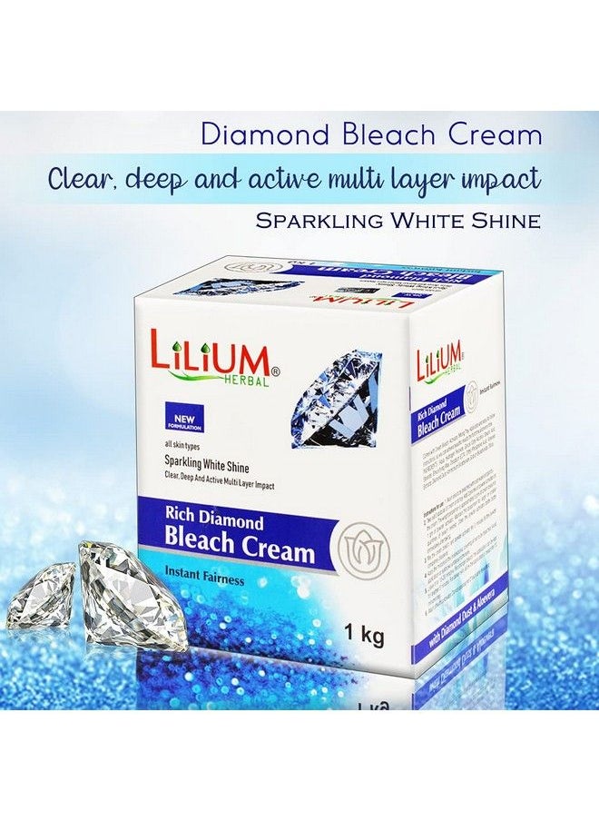 Lilium Herbal Diamond Instant Fairness Bleach Cream 1 Kg  - Image 3