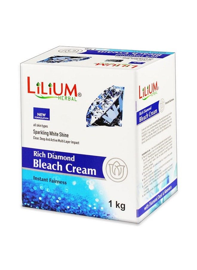 Lilium Herbal Diamond Instant Fairness Bleach Cream 1 Kg  - Image 2