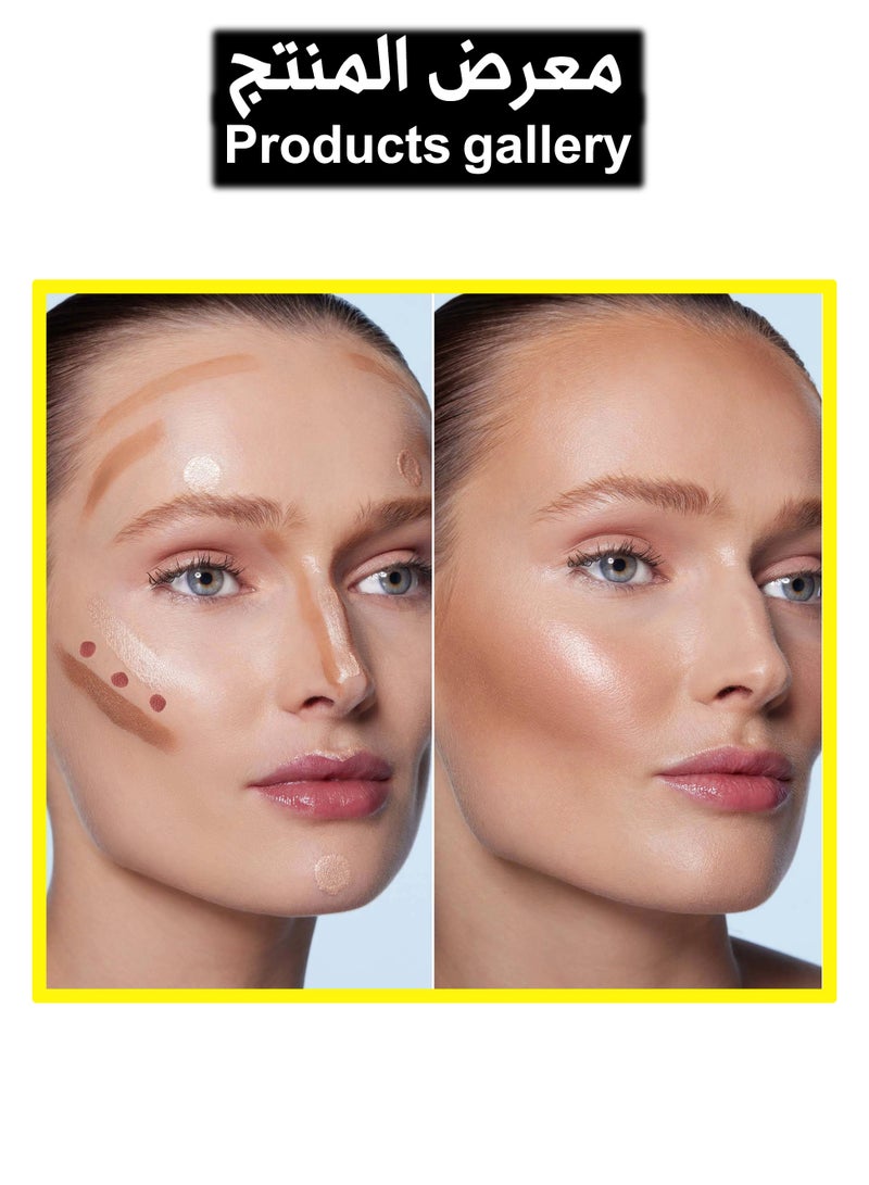 elf Halo Glow Contour Beauty Wand Liquid Contour Wand for a Naturally Shaped Look, Buildable Formula, Vegan & Cruelty Free, Fair/Light - Image 3