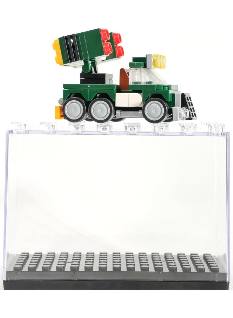 Blocky Blocks Building bricks toy with jelly beans candy (7 Rocket Launcher Truck) - Image 2