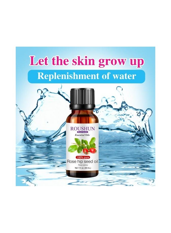 روشن زيت روشن العطري 100% زيت بذور ثمر الورد النقي 1 أونصة سائلة (30 مل) - Image 2