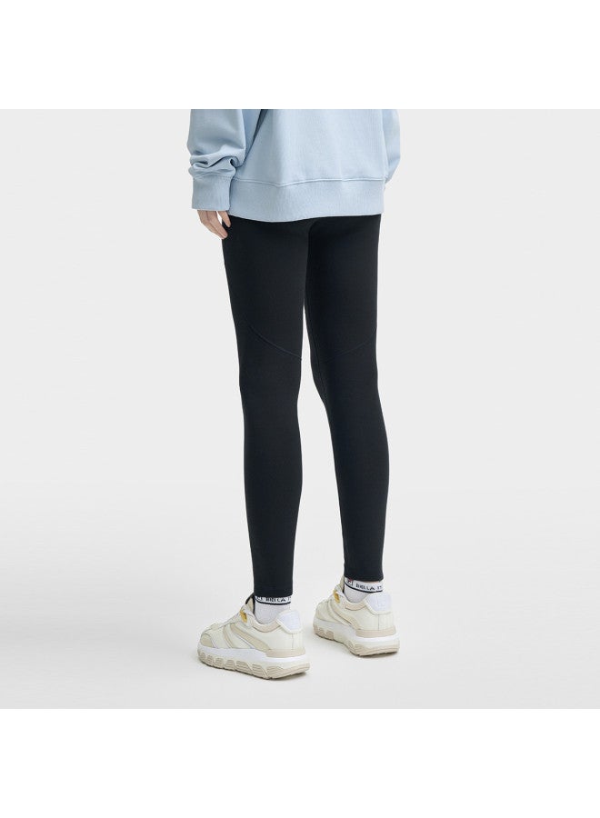 FILA Women'S Casual Pants Ladies Fashion Simple Comfortable Slim Straight Leg Knit Long Pants - Image 4
