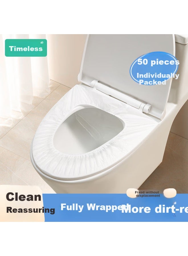 Sometimes Toilet Seat Covers Full Coverage Seat Paper For Postpartum Women Travel Hotel 50 Pieces - Image 3