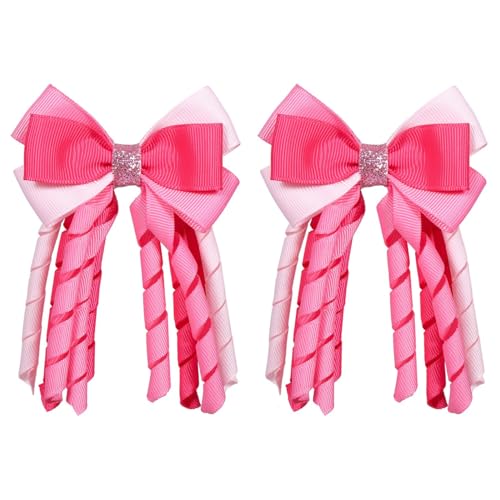 Flavizo Butterfly Clip for Kids - Cute Bow Accessory for Toddlers and Baby Girls, Soft Cotton Fabric with Secure Metal Fastener, Stylish Barrette for Daily Outfits - Pink - Image 1