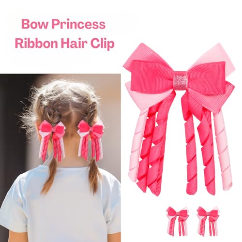 Flavizo Butterfly Clip for Kids - Cute Bow Accessory for Toddlers and Baby Girls, Soft Cotton Fabric with Secure Metal Fastener, Stylish Barrette for Daily Outfits - Pink - Image 4