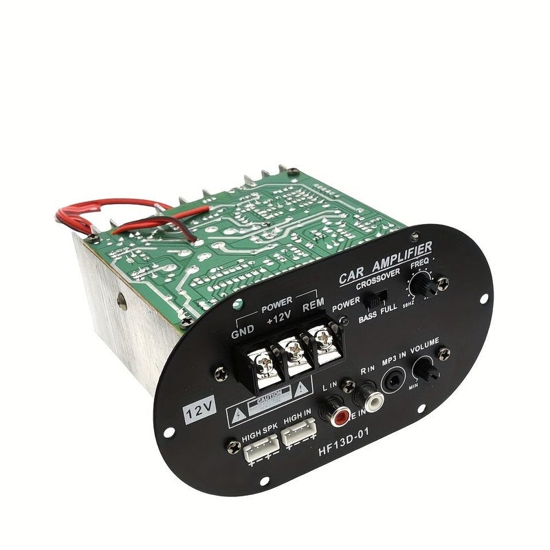 Green 8 Inch Subwoofer Core 120W Full Tone Pure Bass Power 500W Amplifier Board Tube Round 12V - Image 1