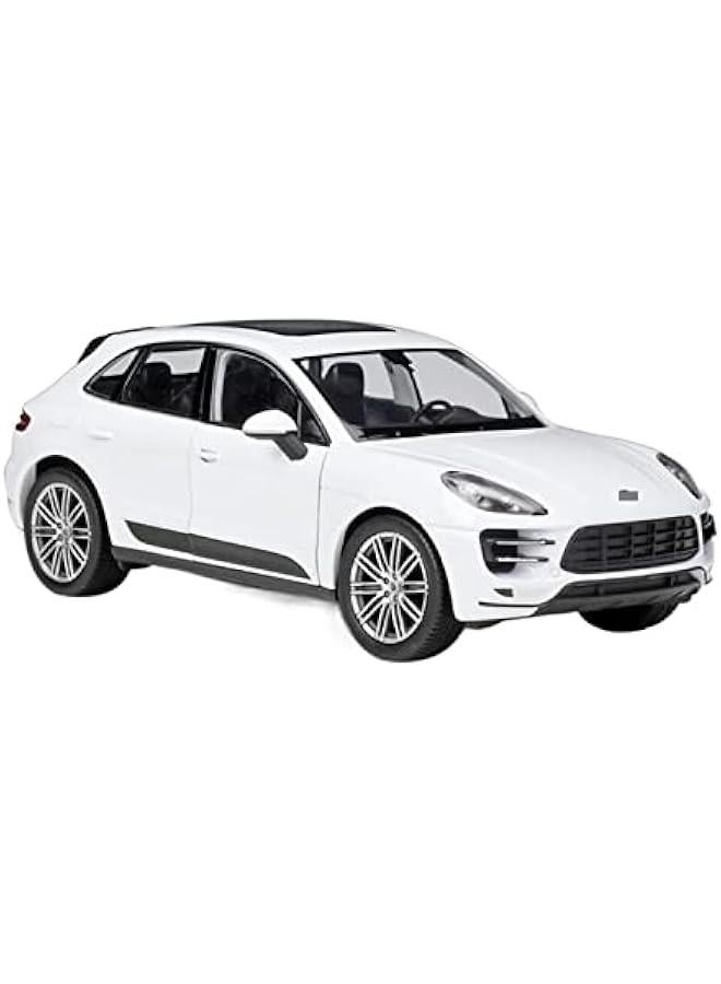 HYKYYDS for Porsche Macan Turbo SUV Metal Alloy Toy Car for Children Gift Diecast 1:24 Scale Model Car Toy (Color : White) - Image 1