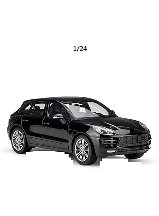 HYKYYDS for Porsche Macan Turbo SUV Metal Alloy Toy Car for Children Gift Diecast 1:24 Scale Model Car Toy (Color : White) - Image 2