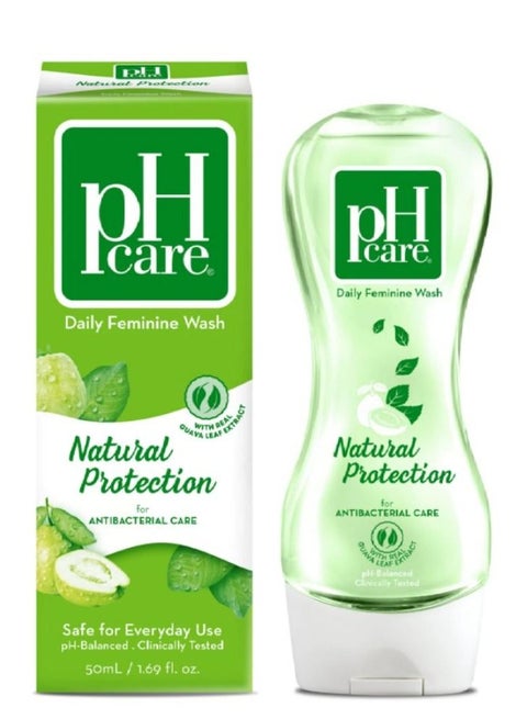 PH Care Feminine Wash Natural Protection 50 ml