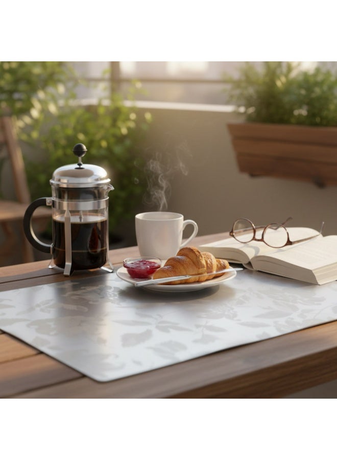 12-Piece Luxury Table Mat Set - Flexible Plastic Placemats - Image 3