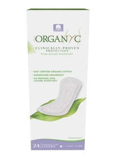 ORGANYC Organyc Panty-Liners Flat, Light Flow 24'S 