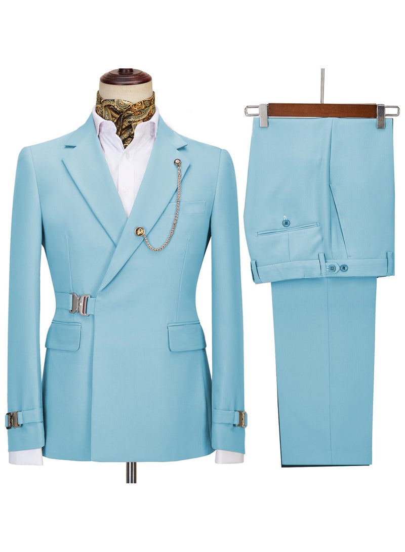 KUYING New Fashionable Men's Two-Piece Suit Set  - Image 1