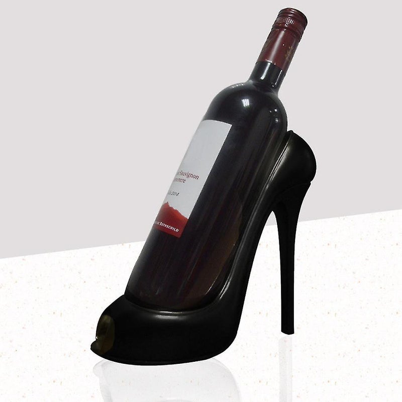 Wine Rack: 1-Count High Heel Bottle Holder - Fashionable Elegant Design Easy To Clean With Damp Cloth For Wine Lovers Home Kitchen Bar Wedding Party Decor - Image 2