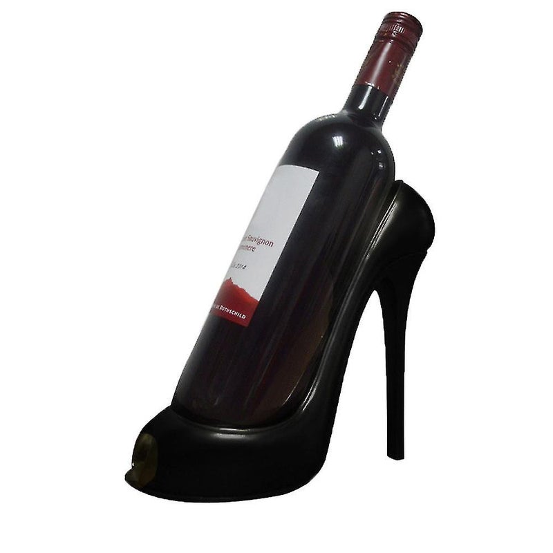 Wine Rack: 1-Count High Heel Bottle Holder - Fashionable Elegant Design Easy To Clean With Damp Cloth For Wine Lovers Home Kitchen Bar Wedding Party Decor - Image 1