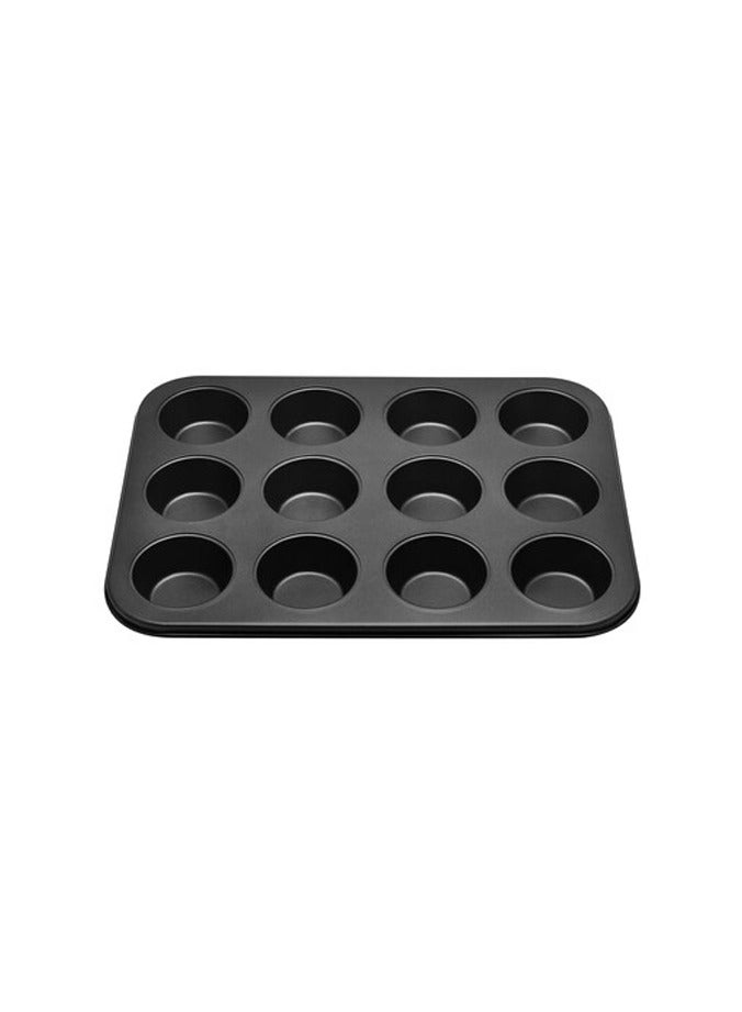 Bisbell NonStick 12-Cup Muffin Pan, Cupcake Baking Pan Set, Durable Carbon Steel Cake Mold, Easy Release & Cleaning – BB2699 - Image 2