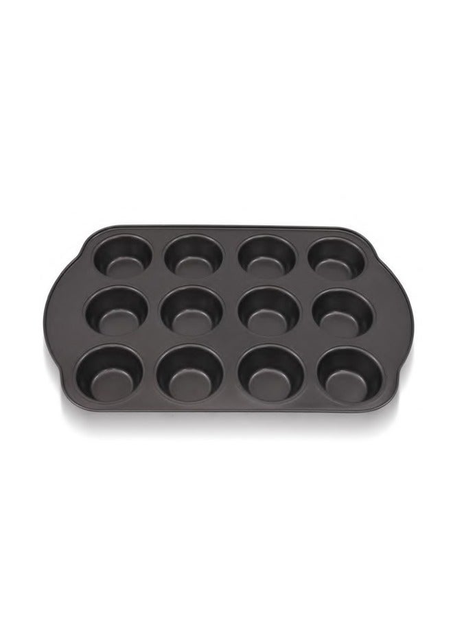 Bisbell NonStick 12-Cup Muffin Pan, Cupcake Baking Pan Set, Durable Carbon Steel Cake Mold, Easy Release & Cleaning – BB2699 - Image 3
