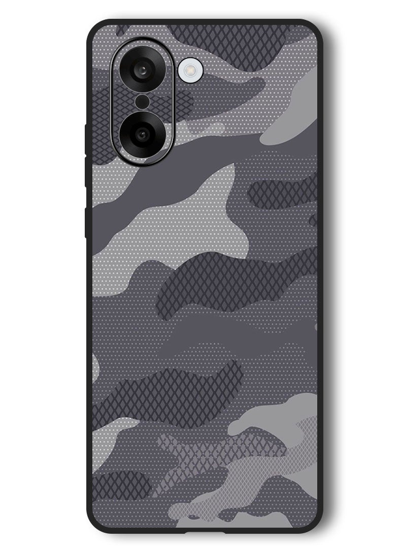 Theodor Case Compatible with OnePlus Nord CE 5 6.77 Inch Protection Shockproof Bumper Cover Camouflage - Image 1