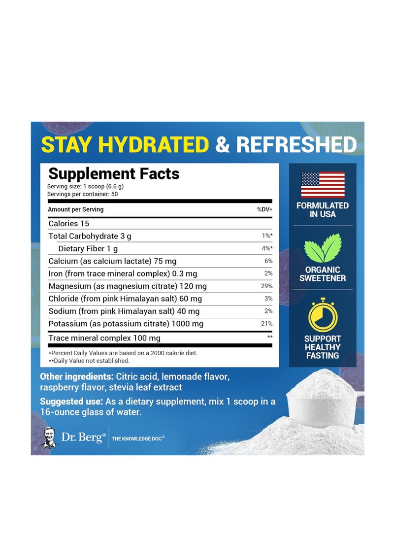 Dr. Berg Nutritionals Dr. Berg's Electrolyte Powder - Keto Electrolytes Energy Drink Powder Supplements  - Image 4