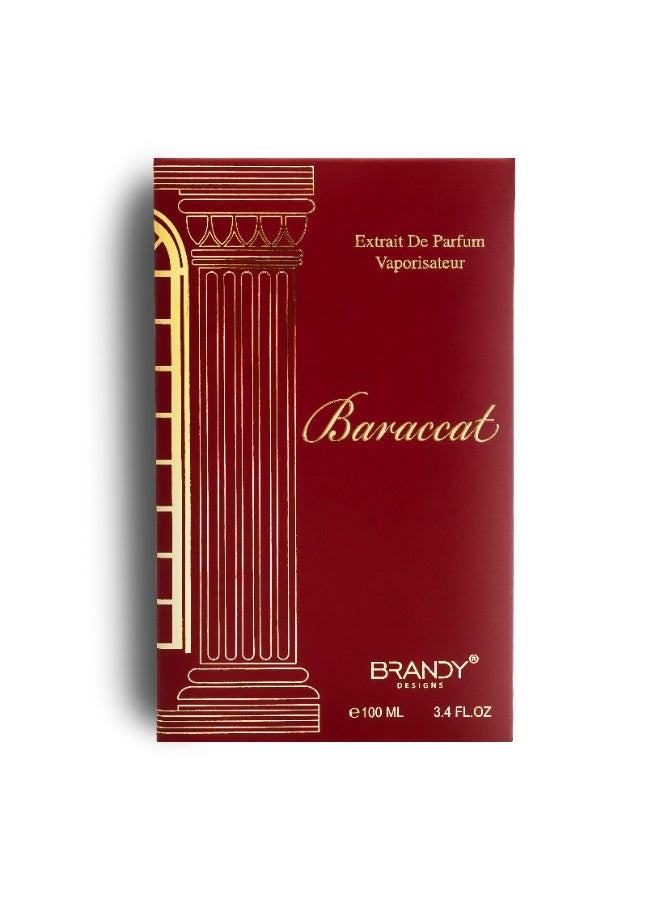 BRANDY DESIGNS Baraccat Extrait de Parfum for Unisex 100ml Gift Set – Floral Woody Spicy Luxury Fragrance - Image 4