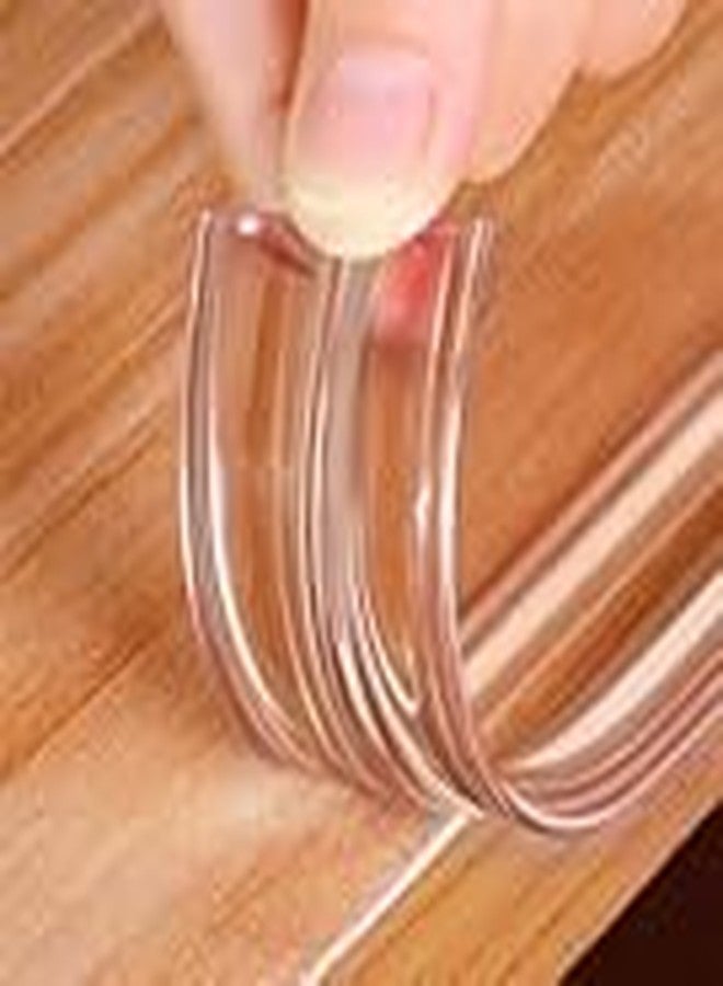 ZILDERO Silicone Edge Protector Baby Proofing Corner Protectors Clear Silicone Child Safety Edge Covers Bumper for Table, Soft Edge Protectors Strong Adhesive (1meter) - Image 2