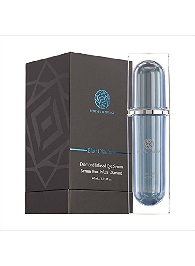 Forever Flawless Diamond Infused Eye Serum. Blue Diamond Eye Serum Formulated to Diminish Puffiness, Bags, Dark Circles, Wrinkles, and Fine-Lines around the Eyes. - Image 1