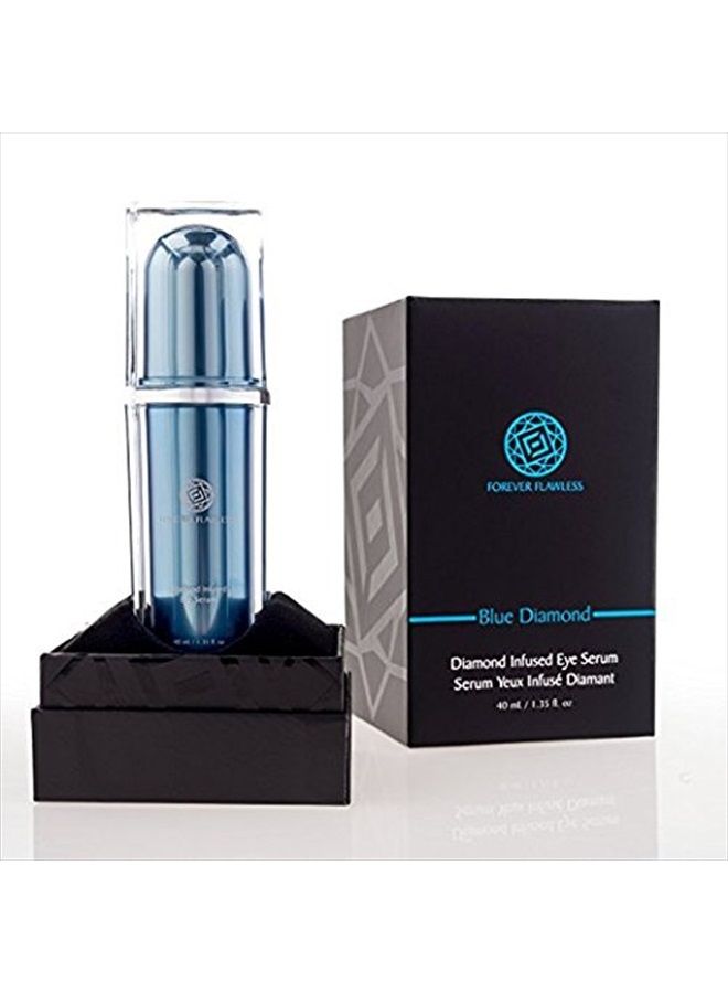 Forever Flawless Diamond Infused Eye Serum. Blue Diamond Eye Serum Formulated to Diminish Puffiness, Bags, Dark Circles, Wrinkles, and Fine-Lines around the Eyes. - Image 4