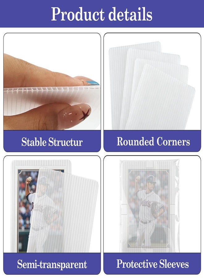 Klmnop 150 Pack Trading Card Shipping Protectors for Trading Card Sellers & Collectors, 3.5'' x 4.5'' Rigid Mailing Kit with 150 Boards, 100 Bags & Tape to Prevent Bends & Dings(Clear) - Image 3
