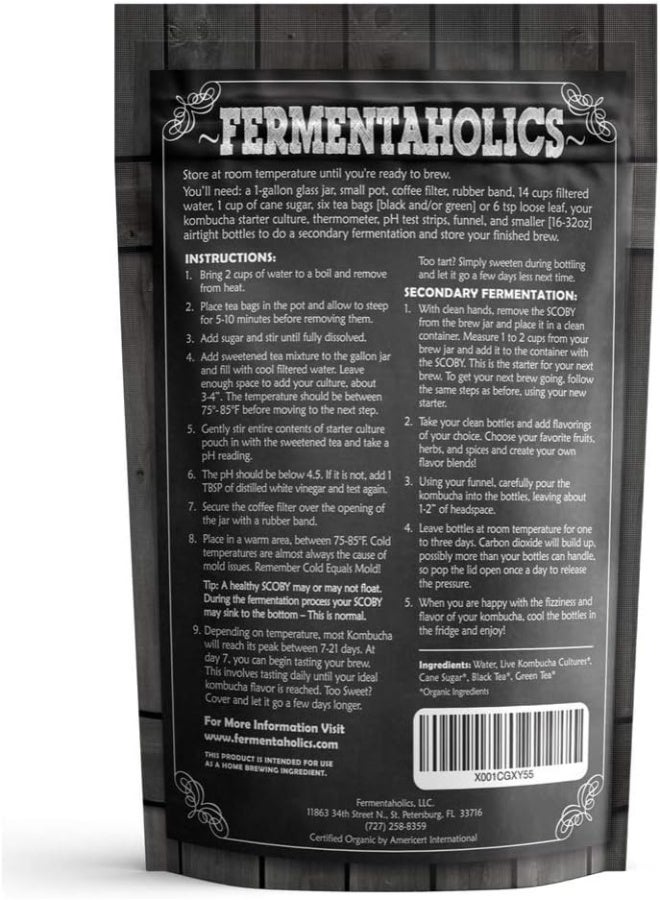 Fermentaholics Kombucha SCOBY & Starter Tea - Image 4