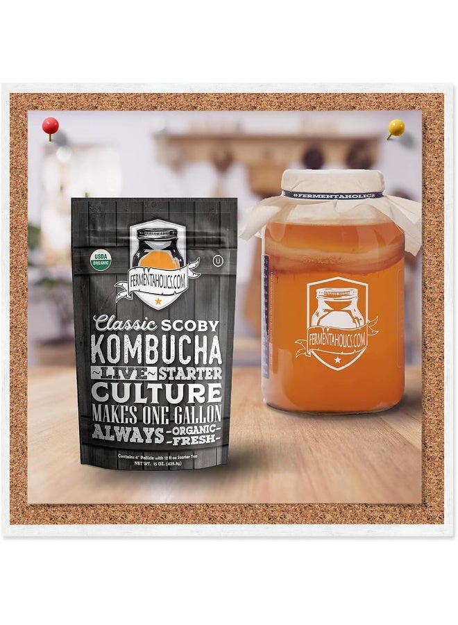 Fermentaholics Kombucha SCOBY & Starter Tea - Image 3