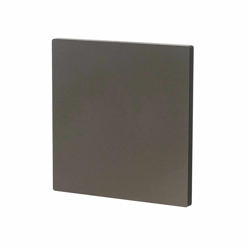 DonMarco 3x3 Ultra Thin Blank Plate – Premium Plastic Material, Sleek and Modern (Matt Grey) - Image 2
