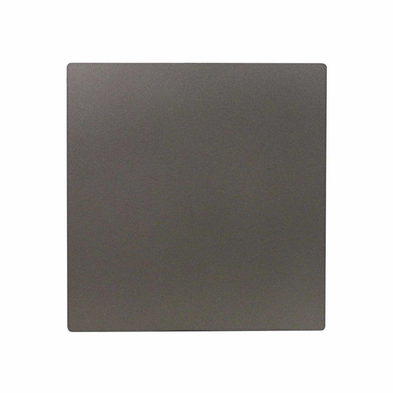 DonMarco 3x3 Ultra Thin Blank Plate – Premium Plastic Material, Sleek and Modern (Matt Grey) - Image 1