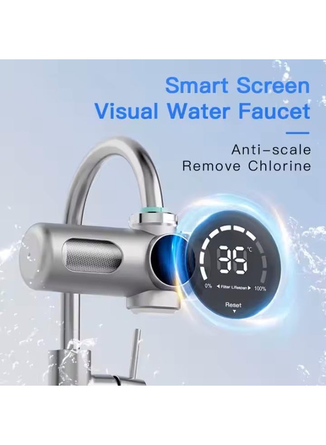 Bukela Smart Faucet Water Filter Featuring UV Sterilization, Chlorine Removal, And Real-Time Temperature Display. High Flow Rate Of 1 L/min, Scale-Resistant, 1,000-Liter Capacity. Suitable For Installation Under The Sink Or On The Countertop. - Image 3